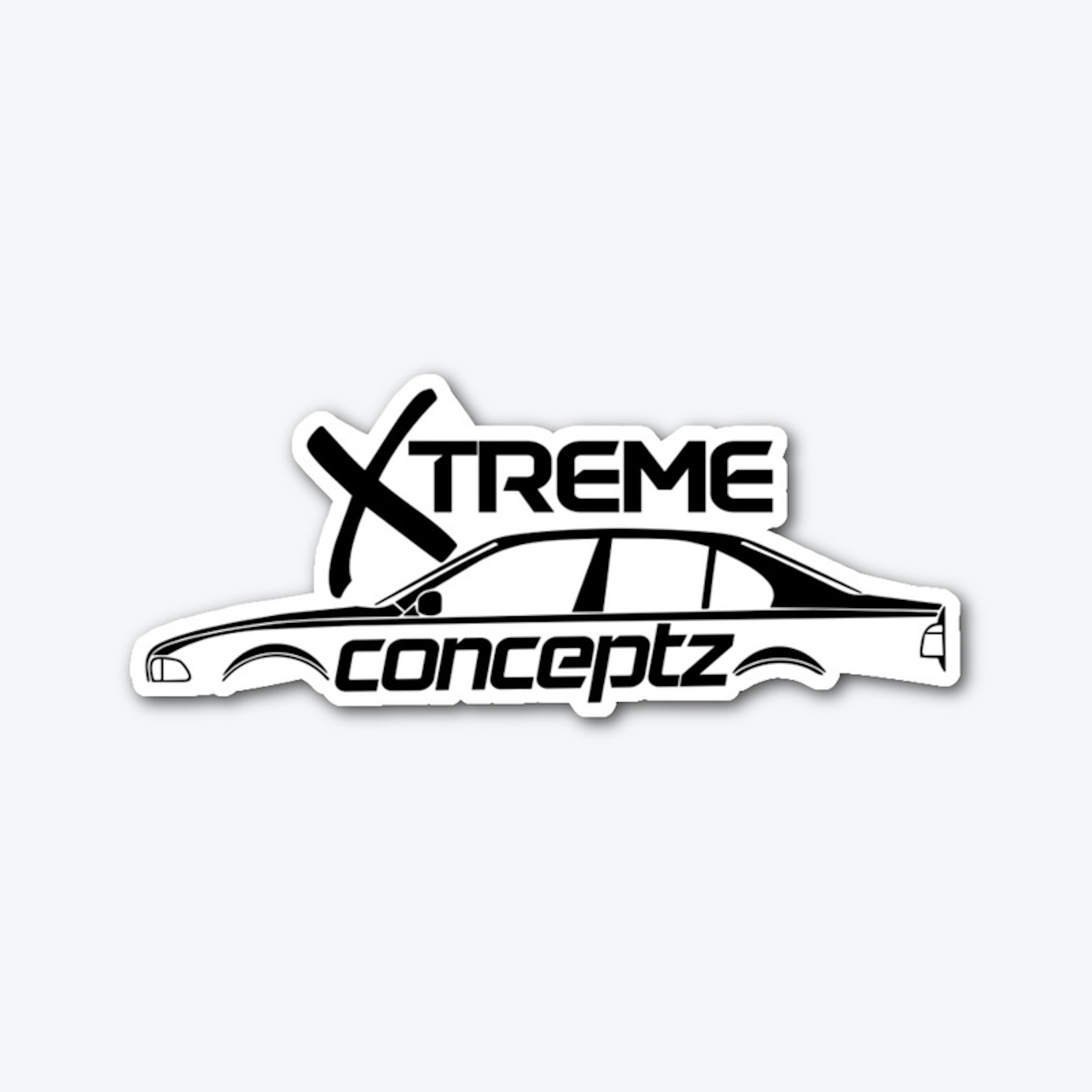 Xtreme Black Logo Sticker